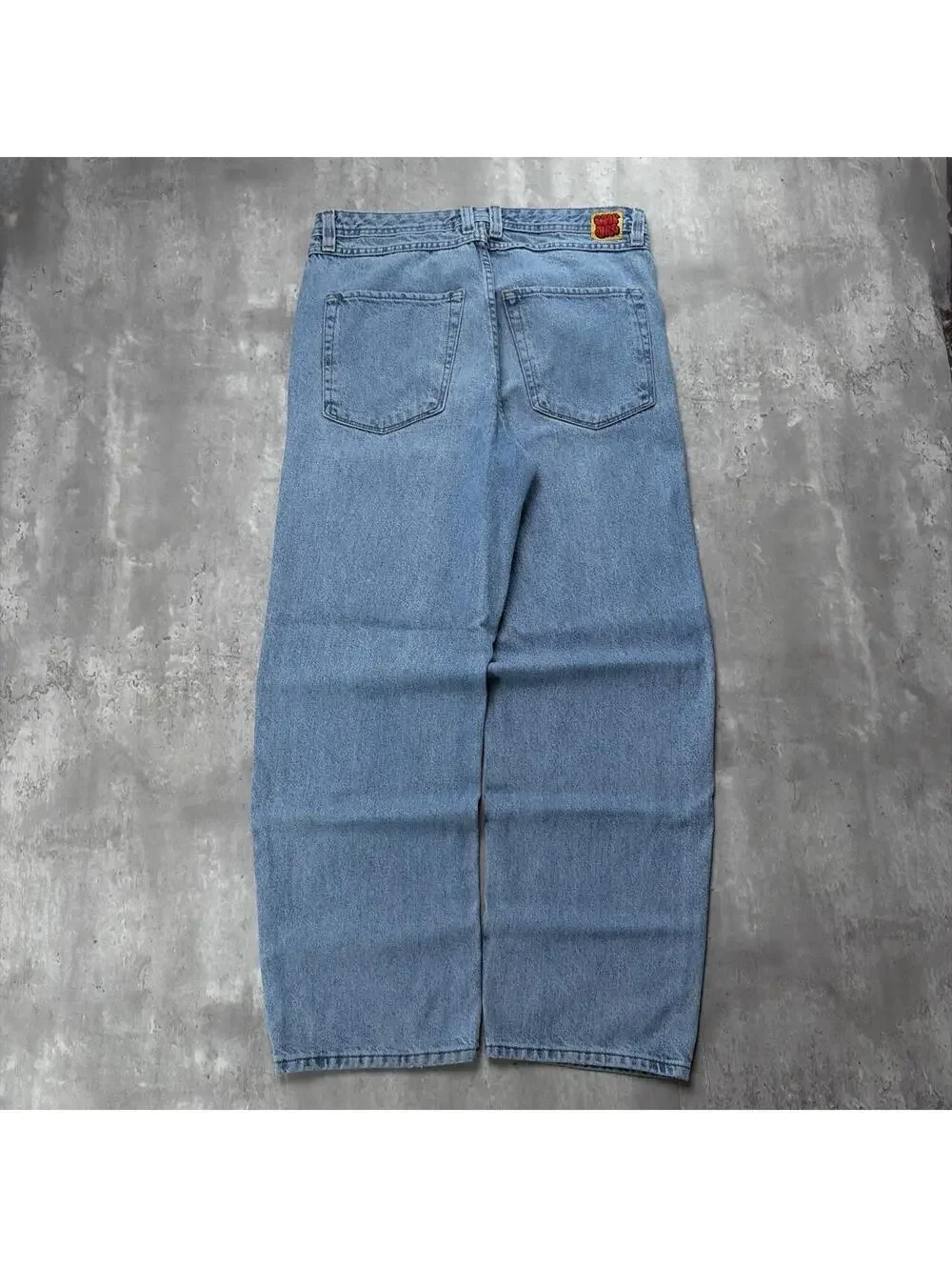 Y2K Blue Empyre Grunge Skater Baggy Denim Jeans